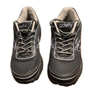 Gravity Defyer Shoes Womens Size 10 Black Walking Sneakers TB9024FLP-M Support